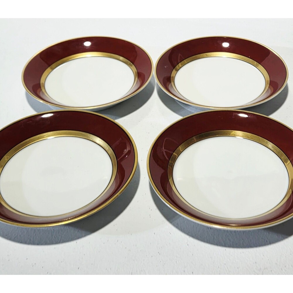 Fitz & Floyd Renaissance Cinnabar Fruit Berry Bowls 5.5" D Set Of 4